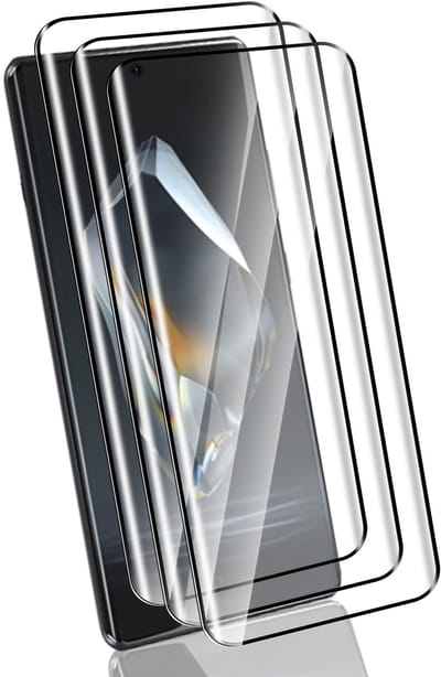 Screenprotector voor OnePlus 12 gehard glas, 3 stuks hardheid 9H, glas, hoge resolutie, voor OnePlus 12 schermbeschermer
