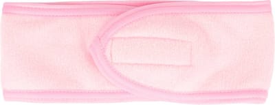 Haarsoires Haarband Make-Up – Beauty hoofdband 8 cm – Verstelbaar met klittenband – Roze - Skincare & Spa Hoofdband