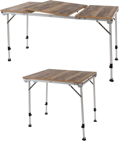 Klaptafel voor 2-8 personen - In hoogte verstelbare en uittrekbare tuintafel