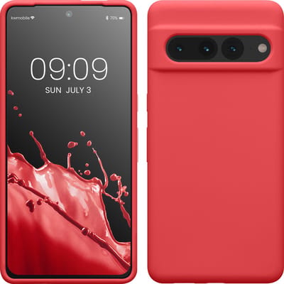 kwmobile telefoonhoesje geschikt voor Google Pixel 7 Pro - Hoesje met siliconen coating - Smartphone case in dolce vita