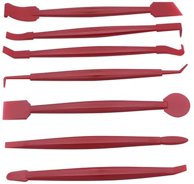 Dailygoods- Rakel Set van 7 Stuks - Auto Folie Gereedschap - Mini