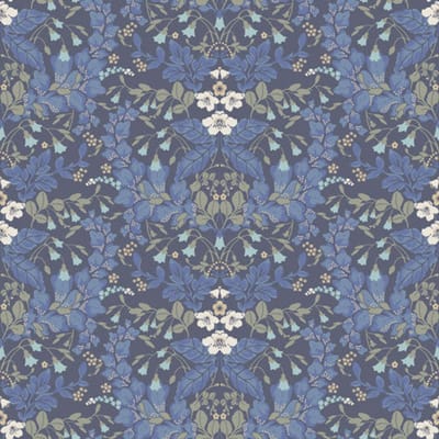 Duro Vliesbehang 429-03 - Linnéa - Klassiek Blauw - 53cm x 10.05m