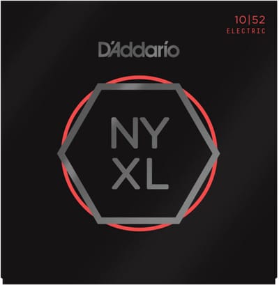 D'Addario NYXL1052 Elektrische Gitaarsnaren (10-52) Light Top/Heavy Bottom