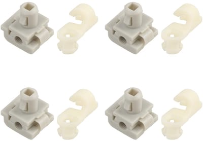 Dailygoods- Achterklep Handvat Stangen Kit - 8 Stuks - Vergrendeling Clips - Compatibel met Dodge Ram 2002-2009 - Kunststof - Slijtvast en Duurzaam