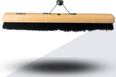 Synx Tools Bezem Los 60cm Zaalveger met steelhouder - Paardenhaar/kamerveger - Zachte bezem - Zonder Steel - Binnen bezem