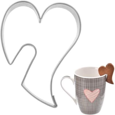 Koekjessnijder Edelstaal Hart 5,5 cm - Vormen - Uitsteekvorm - Cookie - Cutter - Uitsteekvormpjes - Koekjes - Bakken