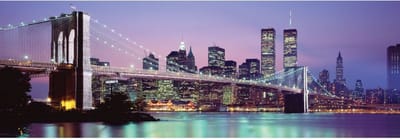 Pyramid Poster - New York Skyline - 53 X 158 Cm - Multicolor