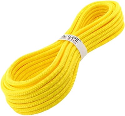 Gevlochten Touw - Polypropyleen Koord - Veelzijdig Bevestigen - Hoge Breeksterkte - 16mm 5 Meter - Geel