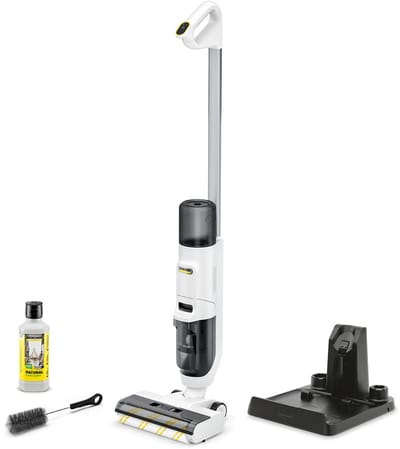 Kärcher FCV 2 vloerreiniger met zuigfunctie - 3-in-1 Xtra!Clean - Looptijd accu: 25 min - Oppervlakteprestatie 110 m² - Schoonwatertank 800 ml - Vuilwatertank 425 ml