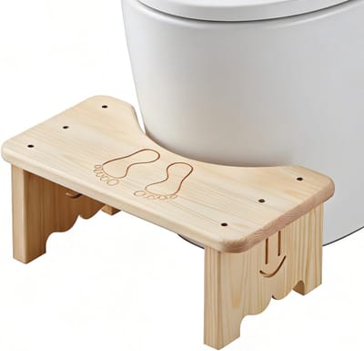 Robuuste ergonomische toilettabouret voor volwassenen en kinderen, anti-verstopping en aambeien, antislip toiletkruk voor badkamergebruik