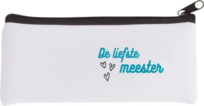 Akyol - de liefste meester Etui - Meester - voor de liefste meester - meester - verjaardagscadeau - verjaardag - cadeau - afscheidscadeau - geschenk - leuke cadeau - kado - gift - meesterdag - 20 bij 9 cm