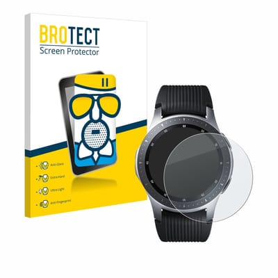 BROTECT - Screenprotector voor Samsung Galaxy Watch (46 mm) - Folie Beschermfolie Beschermglas matte