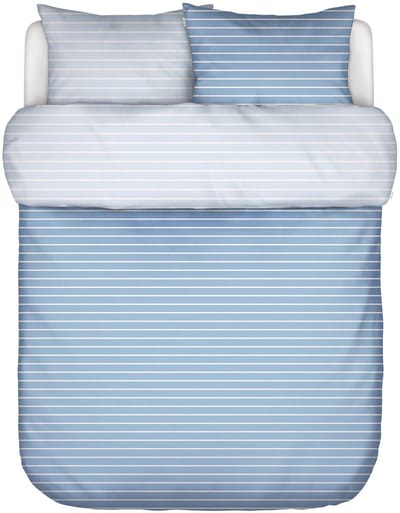 Marc O'Polo Thyra Dekbedovertrek Denim blue - Lits-Jumeaux - 240x200/220 cm