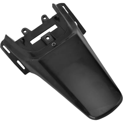 Garde-boue arrière de moto antichoc Garde-boue de roue arrière de moto Protecteur d'éclaboussures de pneu pour 50cc 70cc 110cc 125cc noir