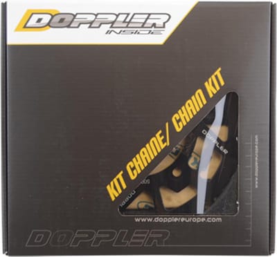 Kit chaîne Doppler pour Moto Gilera 50 RCR 2011 à 2017 Neuf