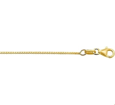 The Jewelry Collection 9 Krt. Ketting Venetiaans 0,9 mm - 9 Karaats Geel