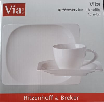 Ritzenhoff & Breker Vita koffieservies 18 delig porselein