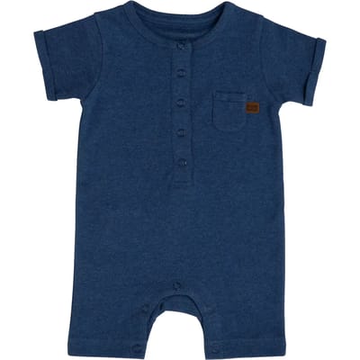 Baby's Only Boxpakje korte mouw Melange - Jeans - 50 - 100% ecologisch katoen - GOTS