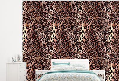 Behang - Fotobehang Dierenprint - Luipaard - Design - Luxe - Breedte 300 cm x hoogte 240 cm