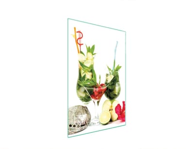 TMK ArtDeko - Snijplank - 35x52 cm - Ovaal - Glas - Owoce
