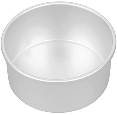 Ronde taartpan van aluminium 15 cm voor gelijkmatig bakken