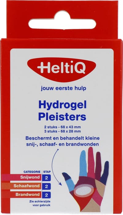 HeltiQ Brandwonden Pleister 5 stuks