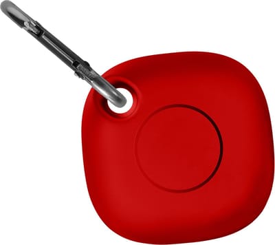 Hoesje Siliconen Geschikt voor Samsung Galaxy SmartTag - Siliconen Hoes Geschikt voor Samsung Galaxy SmartTag - Rood