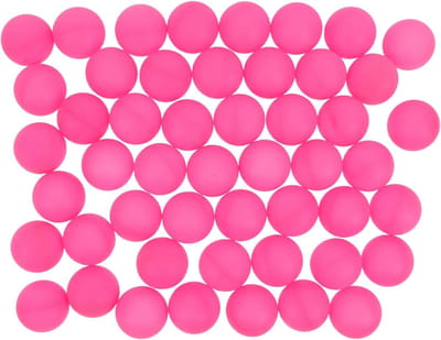 Tafeltennisballen - Decoratieballen - Feestdecoratie - Matte afwerking - 50 stuks - Roze