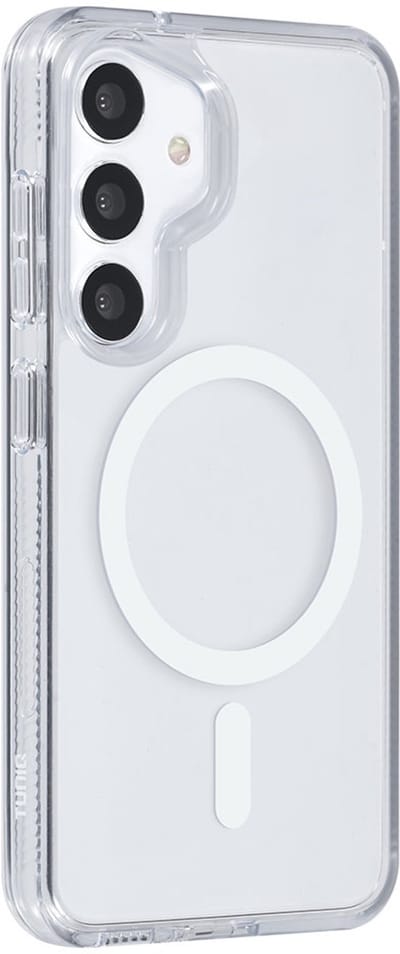 TUNIQ telefoonhoesje voor Samsung Galaxy S24 - MagSafe siliconen backcover - Wit