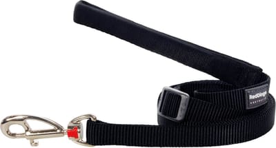 Animal Boulevard L6-zz-bb-12 - Hals- En Leibanden - Hond - Rd Leiband Zwart-xs 12mmx1,8m - Maat: Xs - 200649