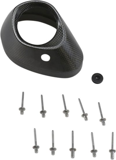 Akrapovic Carbon T3 Type 1 V-ec33 Uitlaat Eindkap Zwart