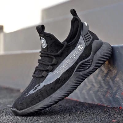 Heren Hardloopschoenen Ademende Casual Schoenen Alles-match Sportschoenen Antislip Slijtvast Mesh Schoenen 39