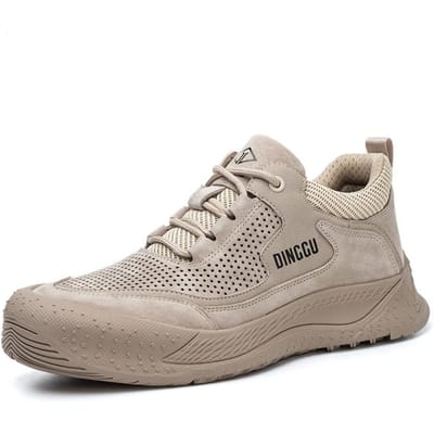 Zomer Veiligheidsschoenen Heren Ademende Werkschoenen Dames Uitgesneden Bovenwerk Werk Sneakers Lichtgewicht Stalen Neus Beschermende Veiligheidslaarzen 38