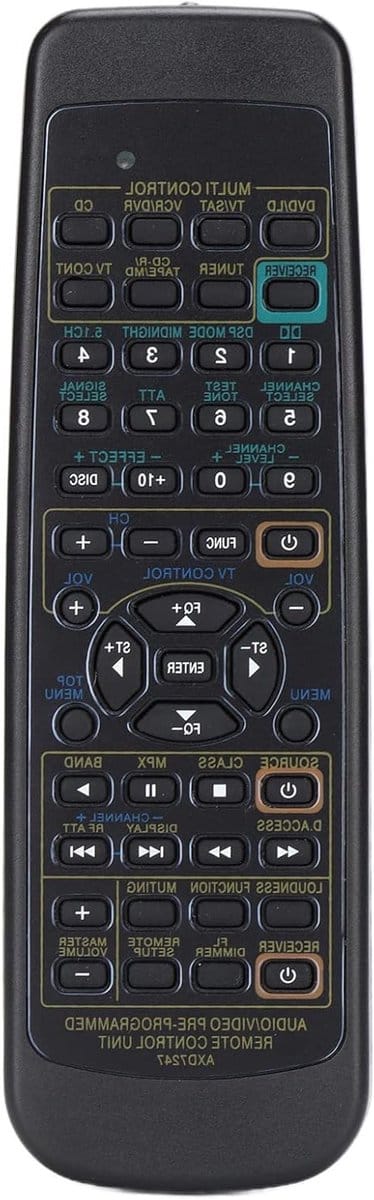 Vervangende Afstandsbediening Geschikt voor Pioneer Audio en Video Ontvangers zoals VSX-D309, VSX-D409 en Meer, Ideaal voor Thuisgebruik, Gemakkelijk in Gebruik en Betrouwbaar