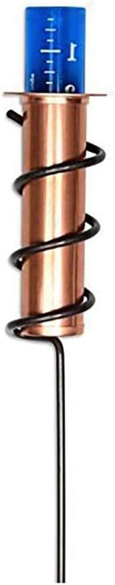 Regenmeter Tuin - Buitenmeter Decoratief - Waterhoeveelheid Meten - Geen Glasstructuur - Tot 5.5 Inch - Afgebeeld
