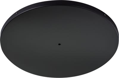 ETH Plafondkap / plafondplaat 80CM rond met kruis beugel kleur mat zwart