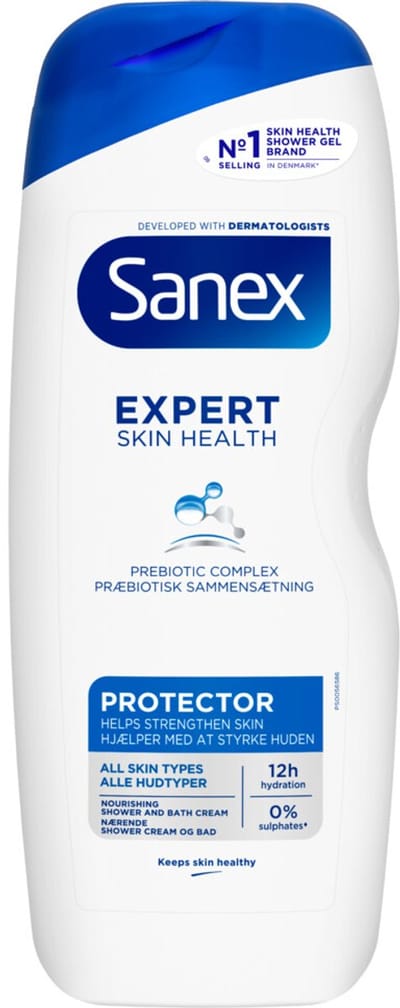Sanex Douchegel Expert Skin Health Protector - 6 x 600 ml - Voordeelverpakking