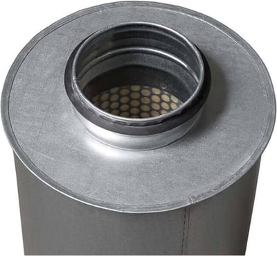 Econox Ronde geluiddemper diameter 100 mm - lengte 600 mm (100 mm isolatie)
