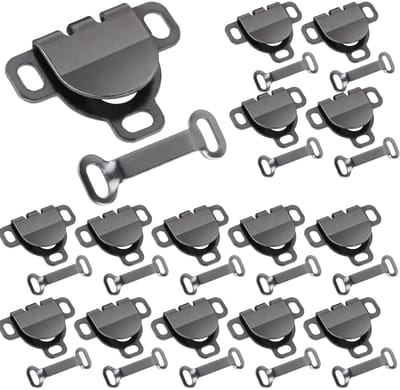 Dailygoods- Broekhaken Set van 20 - Haaksluiting - Oogsluiting - Naaihaken - Kledinghaken - Messing Materiaal