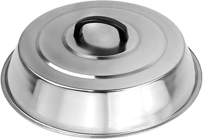 Pandeksel - Universeel deksel - Koken en sudderen - Gehard glas - 32 cm - Zilver
