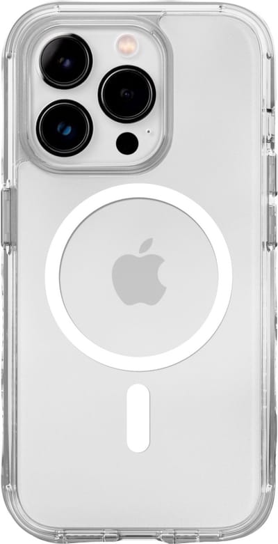 LAUT Crystal Matter X Hoesje, Ultra Transparant, 6m Valbescherming, MagSafe® Compatibel, IMPKT Cell Technologie, voor Apple iPhone 15 Pro,Transparant