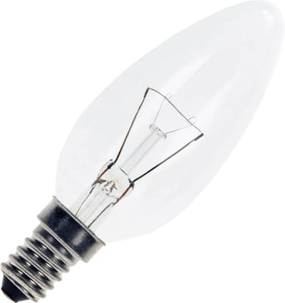 Kaarslamp Helder - 15W - E14 (kleine fitting)