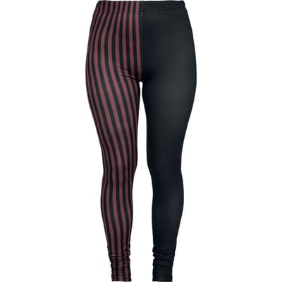 R.E.D. by EMP Legging - Magic and Style - S tot XXL - voor Vrouwen - zwart-rood
