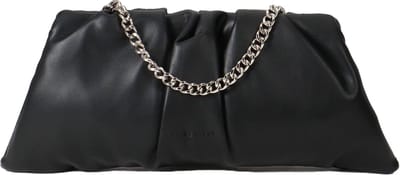 SEIDENFELT MANUFAKTUR Koppeling Schoudertas Auri Clutch Black Zwart