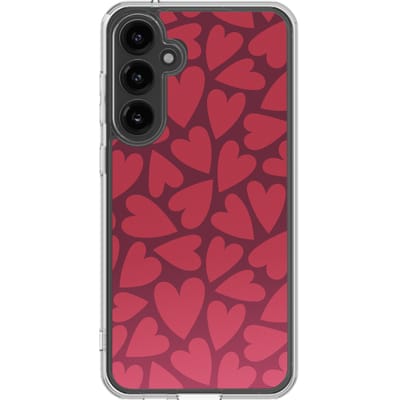 imoshion Hoesje - Geschikt voor Samsung Galaxy S23 FE - Design hoesje - Hearty Coral Dust