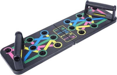 Opvouwbaar Push Up Board - Fitness Trainer - Kracht Training - 14 Verschillende Posities - 60 x 18 cm - Varianten