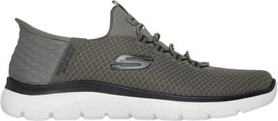 Skechers SUMMITS - HIGH RANGE Heren Instappers - Groen / Zwart