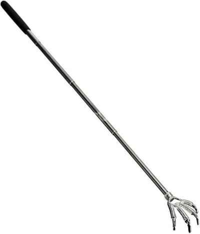 Uitschuifbare rugkrabber - Telescopische stick - Jeuk verlichten - Verstelbaar tot 59 cm - 22 cm ingeklapt - Zwart