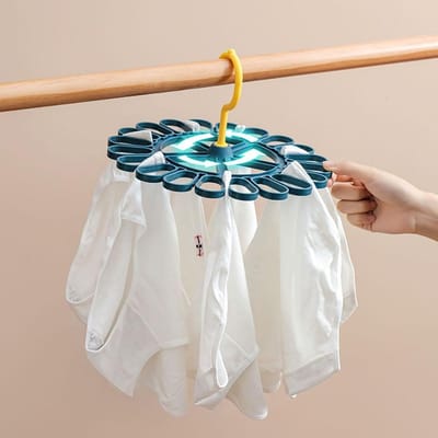 Pinces à chaussettes antidérapantes pour le séchage, cintre antidérapant dentelé pour sécher les chaussettes, séchoir à vêtements pour enfants pour dortoir