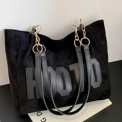 Sac à Bandoulière - Sac à Main Convertible Grande Capacité avec Fermeture Éclair, Sacoche Bandoulière pour Mariages, Fêtes noir